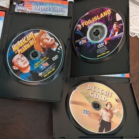 3 DVDs - Desert Gold, Fog Island & Hurricane At Pilgrim Hill - Picture 5 of 5